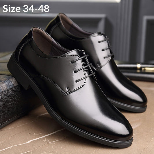 Genuine Leather Business Formal Extra-Large Mens Leather Shoes