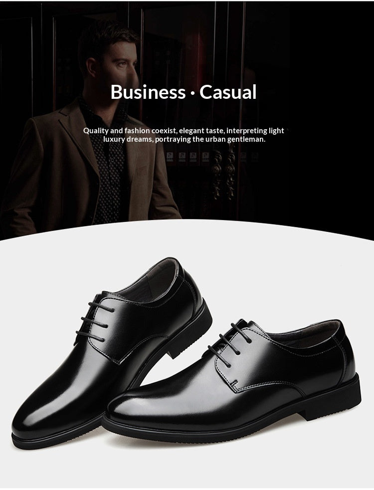 Genuine Leather Business Formal Extra-Large Mens Leather Shoes