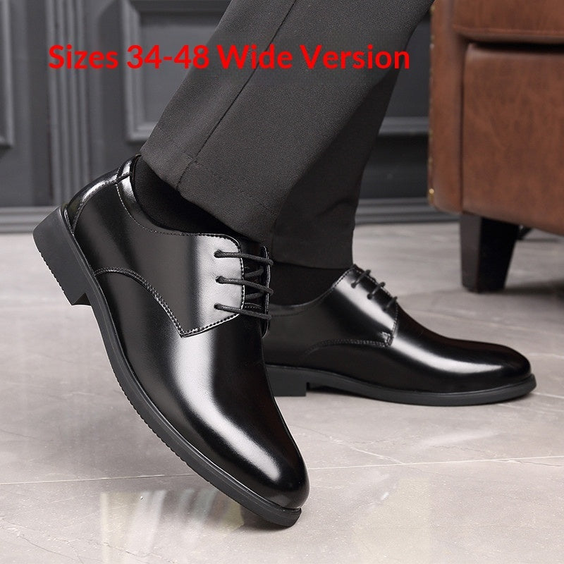 Genuine Leather Business Formal Extra-Large Mens Leather Shoes